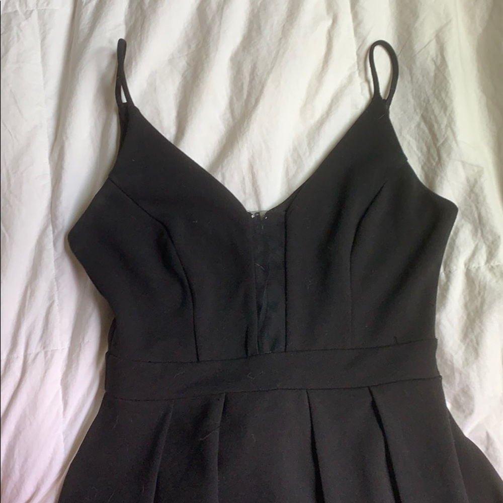 Black Ankle Length Dress